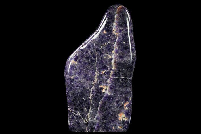 Tall, Polished Chevron Amethyst Freeform - Morocco #142737